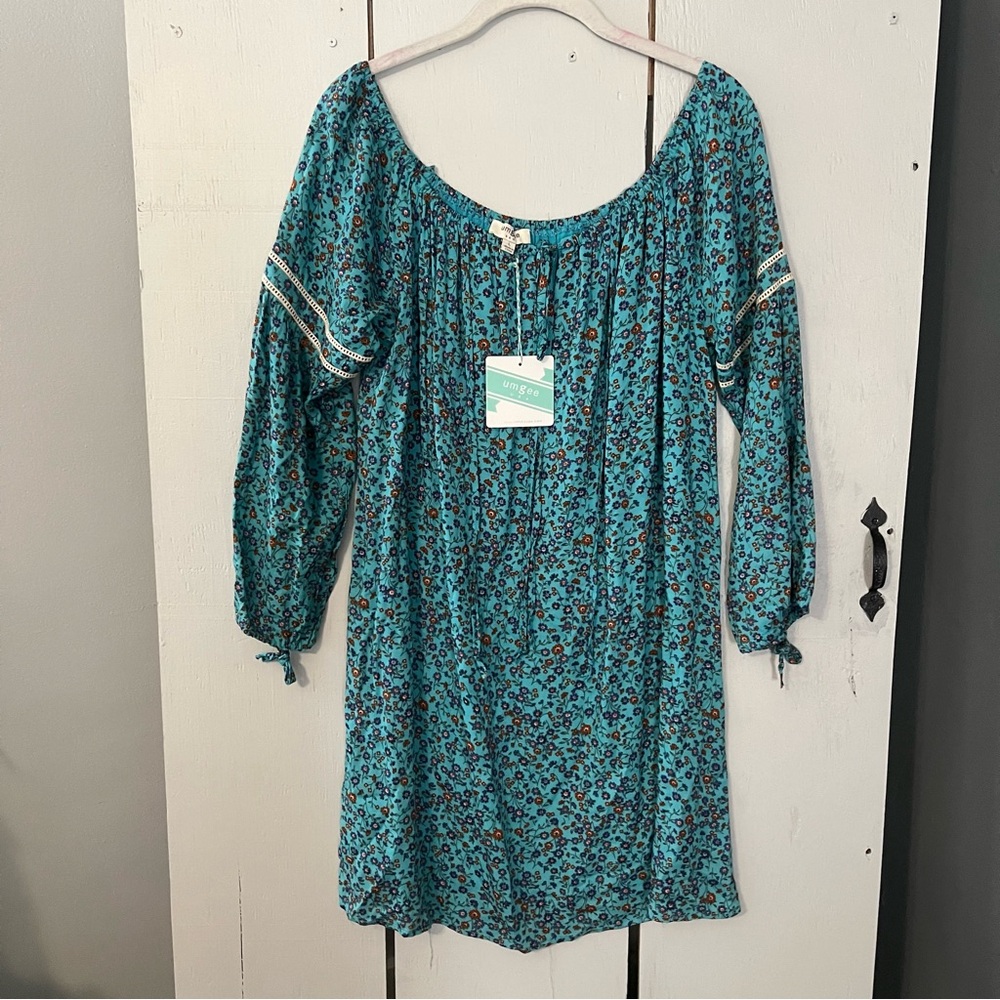 Umgee Mini Dress Bohemia Floral Printed